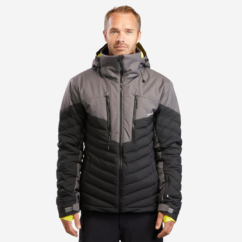 Skijacke Daunenjacke Herren warm - 900 schwarz 