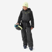 COMBINAISON DE SKI ENFANT CHAUDE ET IMPERMEABLE 500 GRISE