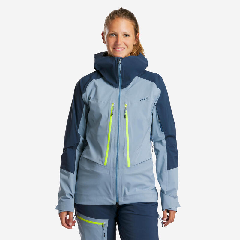 Giacca scialpinismo donna MOUNTAIN TOURING azzurra