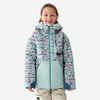 Snowboardjacke Skijacke Kinder - SNB 500 Kid Grafik blau 