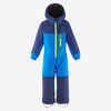 Skijaško odijelo 100 toplo i vodootporno dječje plavo