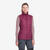 Doudoune de trek sans manches synthétique Femme, MT100 violet