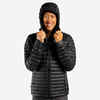 Daunenjacke Herren bis -5 °C Kapuze Trekking - MT100 