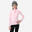 Thermoshirt voor skiën kinderen BL 500 1/2 rits roze