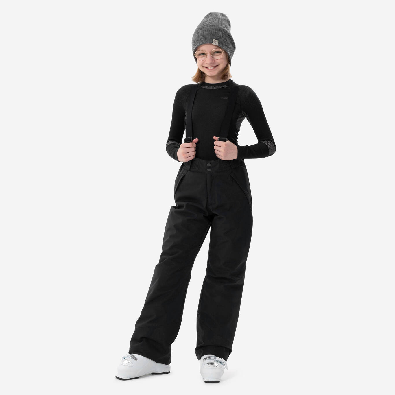 KIDS’ WARM AND WATERPROOF SKI TROUSERS - 500 PNF BLACK KIDS’ WARM AND WATERPROOF SKI TROUSERS - 500 PNF BLACK