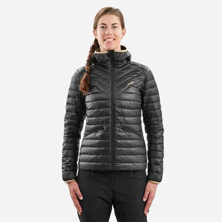 WOMEN'S THIN  AND WARM SKI BASE JACKET - BLACK