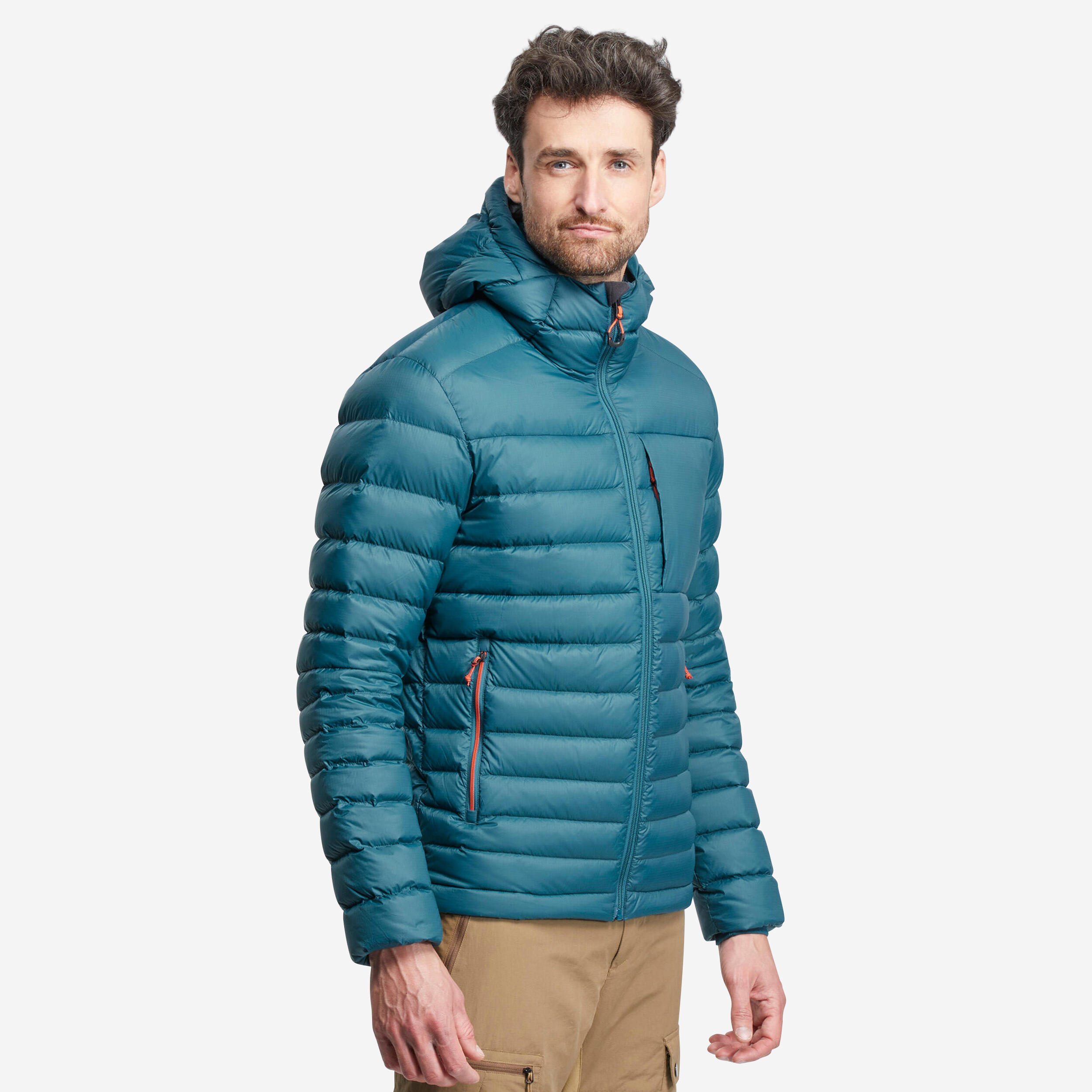 Image of Men’s Down Winter Jacket - MT 500 Blue