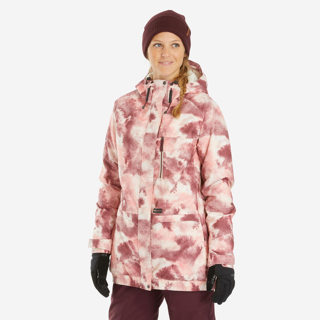 Snowboardjacke Damen - SNB 100 weiss 