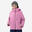 Warme en waterdichte ski-jas voor kinderen 550 roze