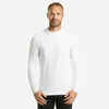 Pánske lyžiarske spodné tričko 500 biele