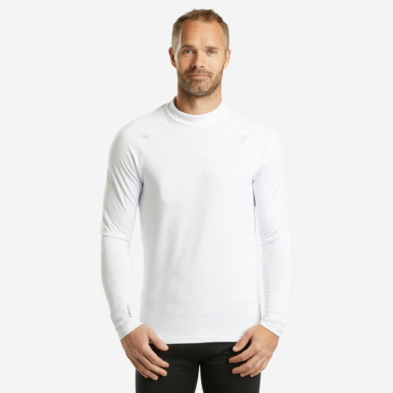 Pánské spodní lyžařské tričko 500 bílé 