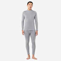 Men's Skiing Base Layer Top BL 100 - Grey