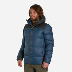 Men’s mountain and trekking padded and hooded jacket - MT900 -18°C