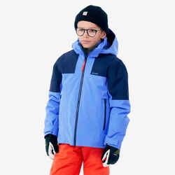 Kids’ warm and waterproof ski jacket 900 - blue