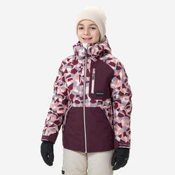 Veste de snowboard enfant - SNB 500 kid - graph violet