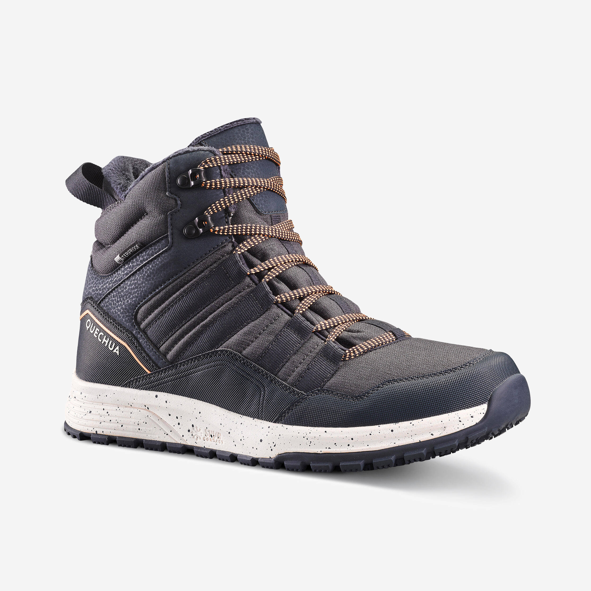 Men’s warm and waterproof hiking boots - SH500 MID -  1