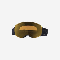 MASQUE DE SKI ET DE SNOWBOARD TOUT TEMPS ENFANT ET ADULTE - G 900 I - BLEU NOIR