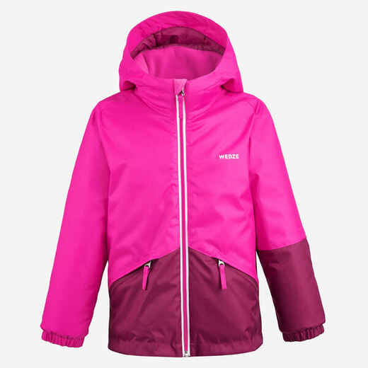 
      Skijaška jakna topla i vodootporna - 100 dječja ružičasta
  