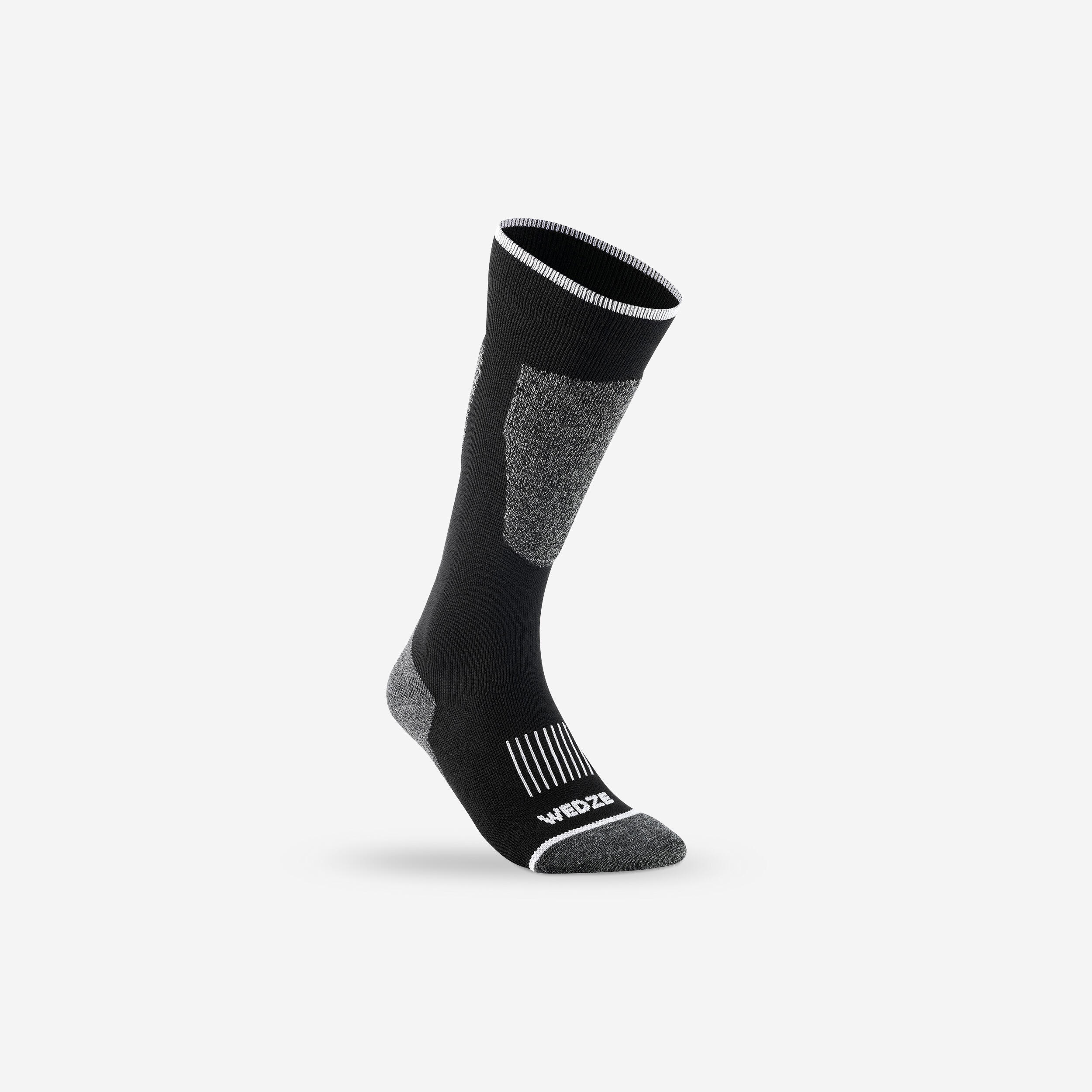 CHAUSSETTES DE SKI ADULTE - 100 - NOIRE 1/8