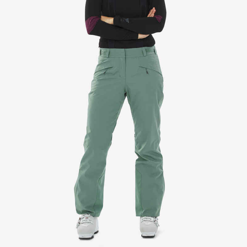 Women's  Warm Ski Trousers 580 - Green