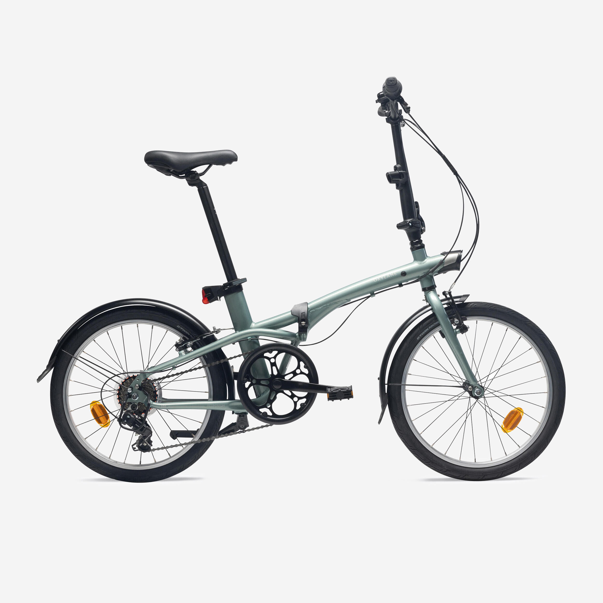 BTWIN Folding Bike Tilt 500 - Chlorophyll Green