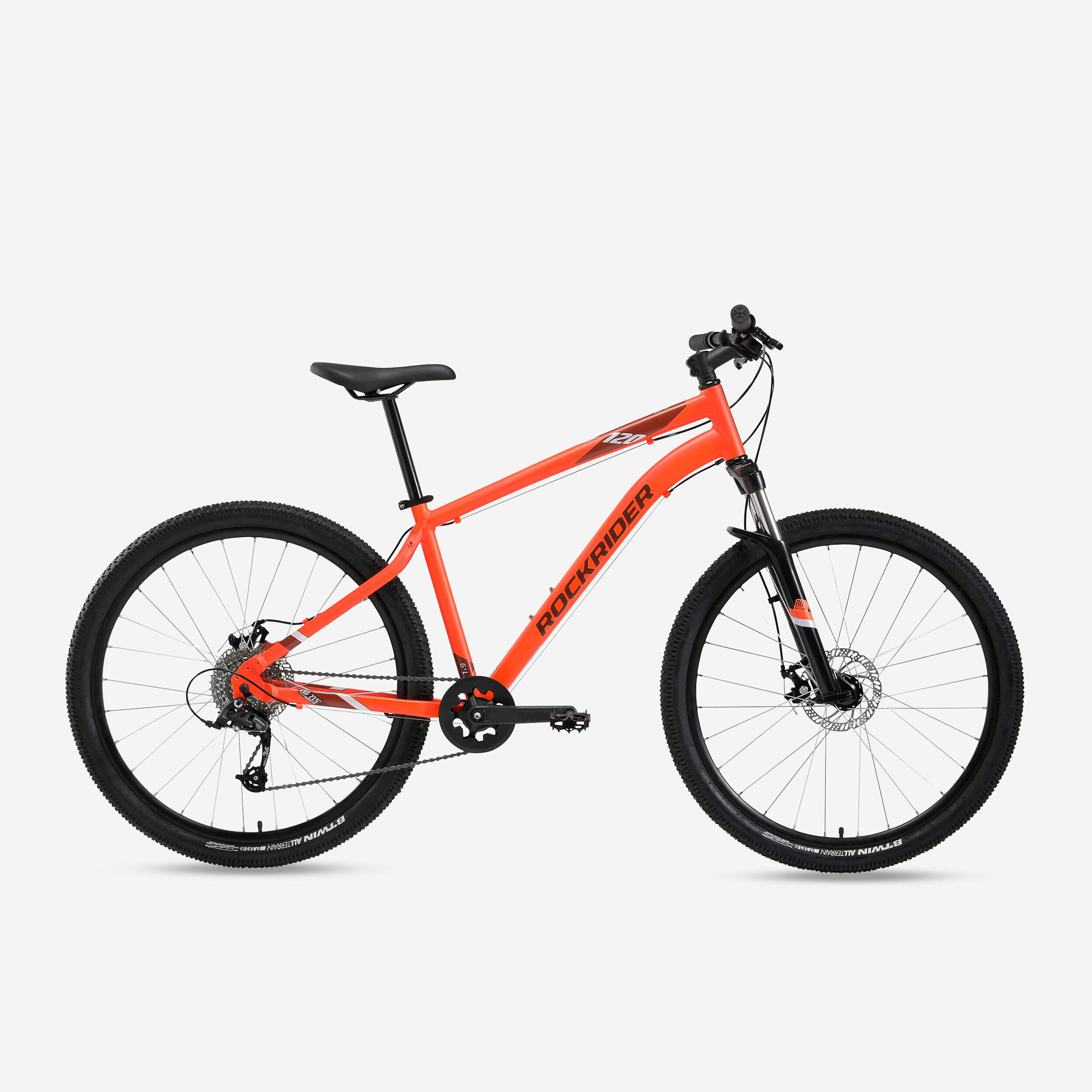 ROCKRIDER 27.5" Touring Mountain Bike ST 120 - Orange