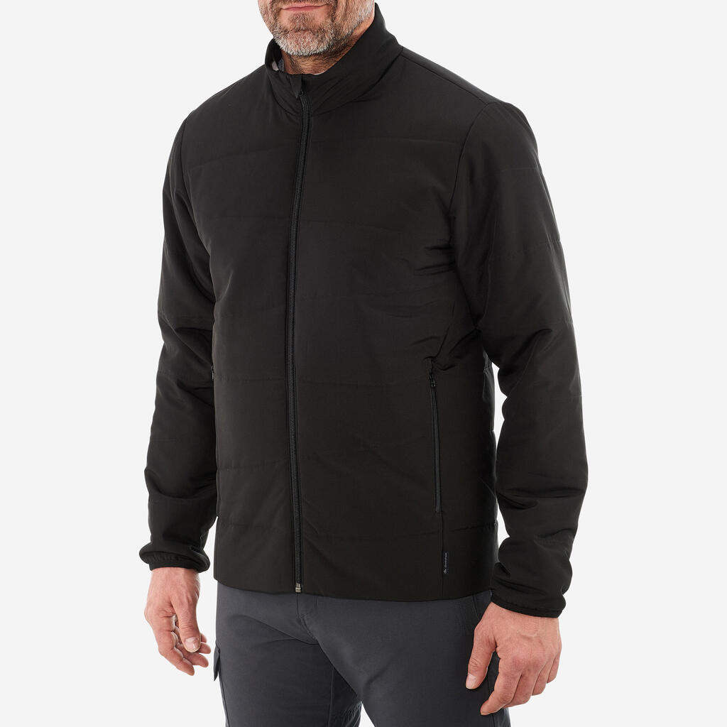 Men’s Trekking Synthetic Padded Jacket MT50 0°C - Black