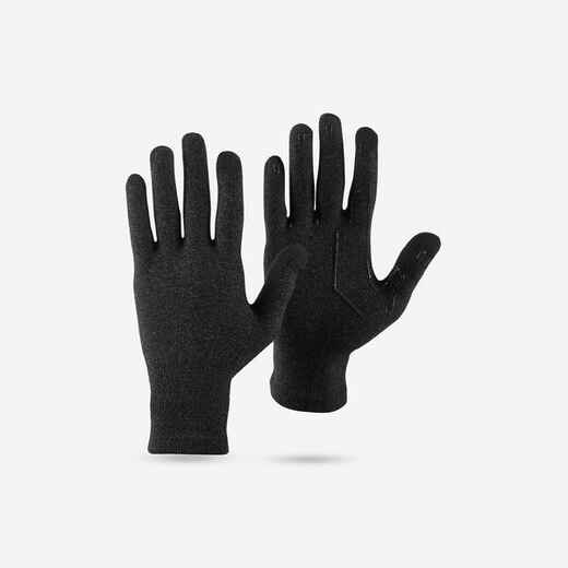 
      Adult Mountain Trekking Seamless Liner Gloves  - MT500 Black
  