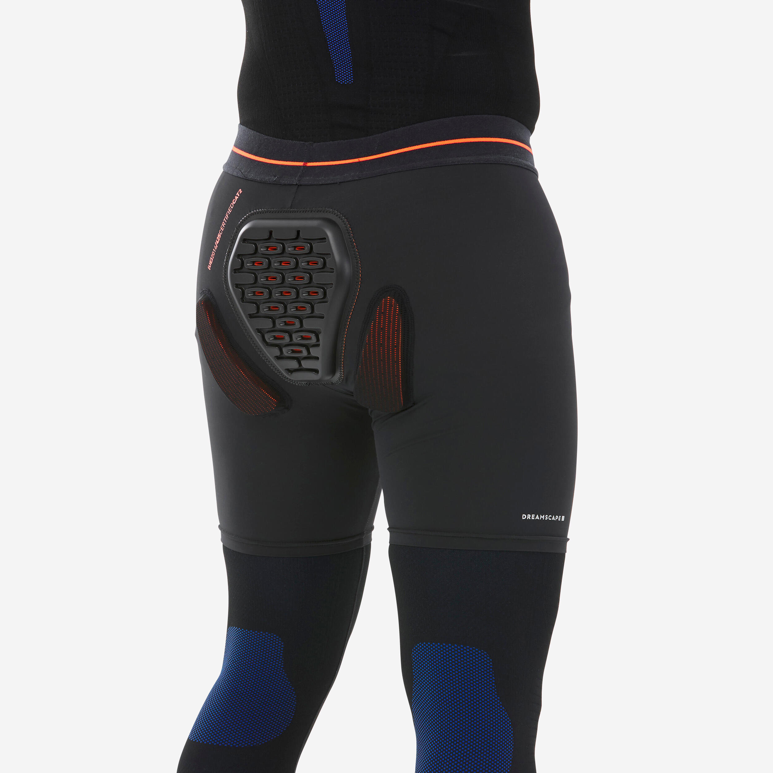 Ski & Snowboard Protective Shorts - DSH 100 Black - DREAMSCAPE