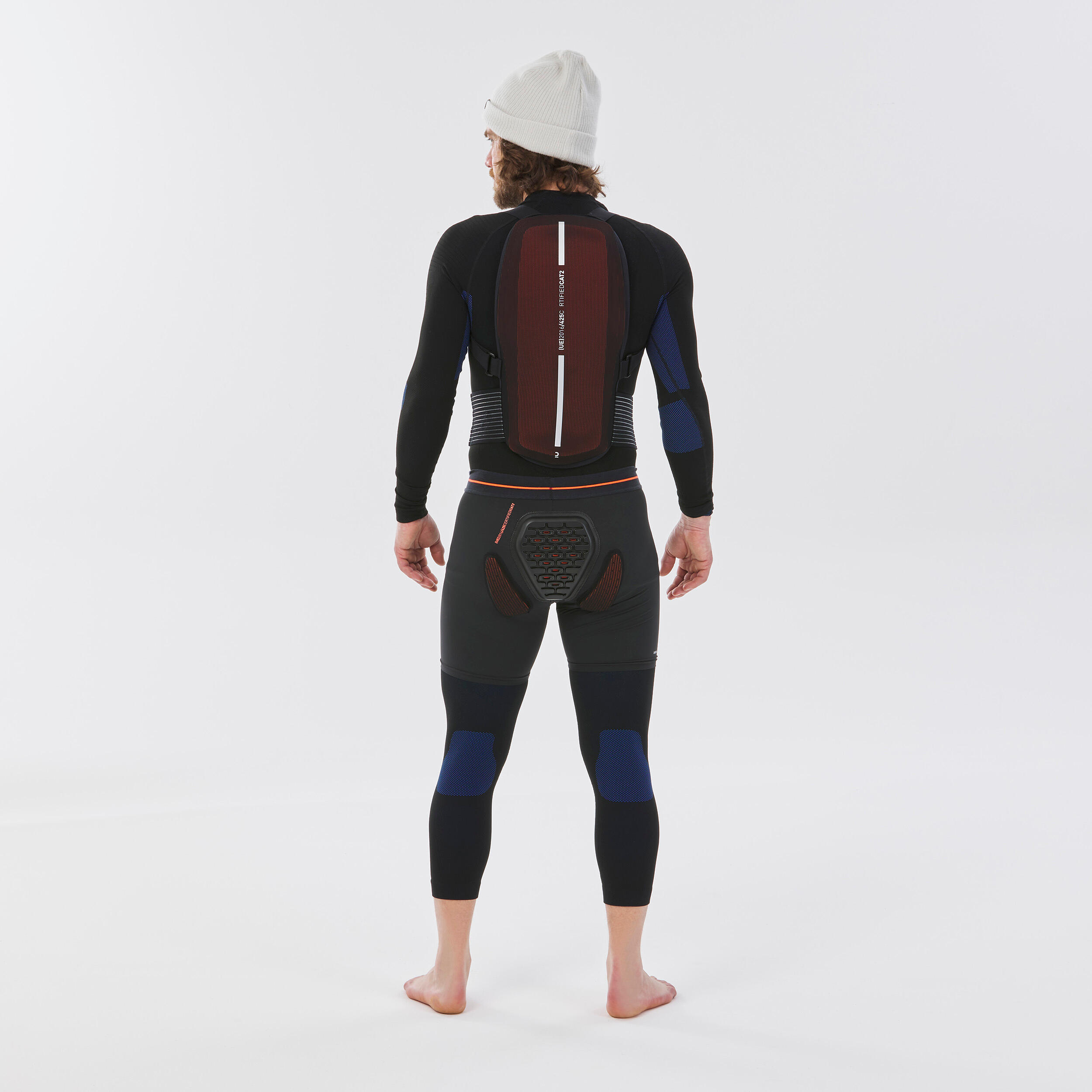 Ski & Snowboard Protective Shorts - DSH 100 Black