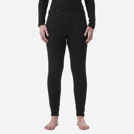 Pantalón térmico - primera capa para esquí Mujer Wedze BL 100 negro
