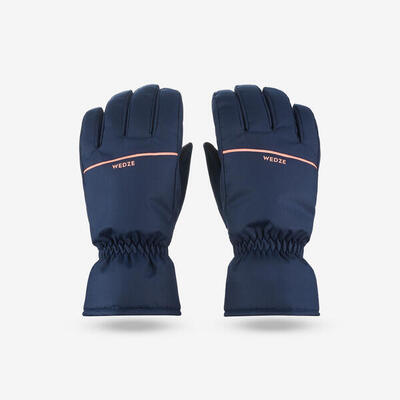 Skihandschoenen voor volwassenen 100 blauw