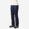 Women Trekking 2-in-1 Zip-Off Trousers MT500 Blue