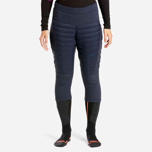 
      Women's Warm Ski Under-Shorts - 900 Navy Blue.
  