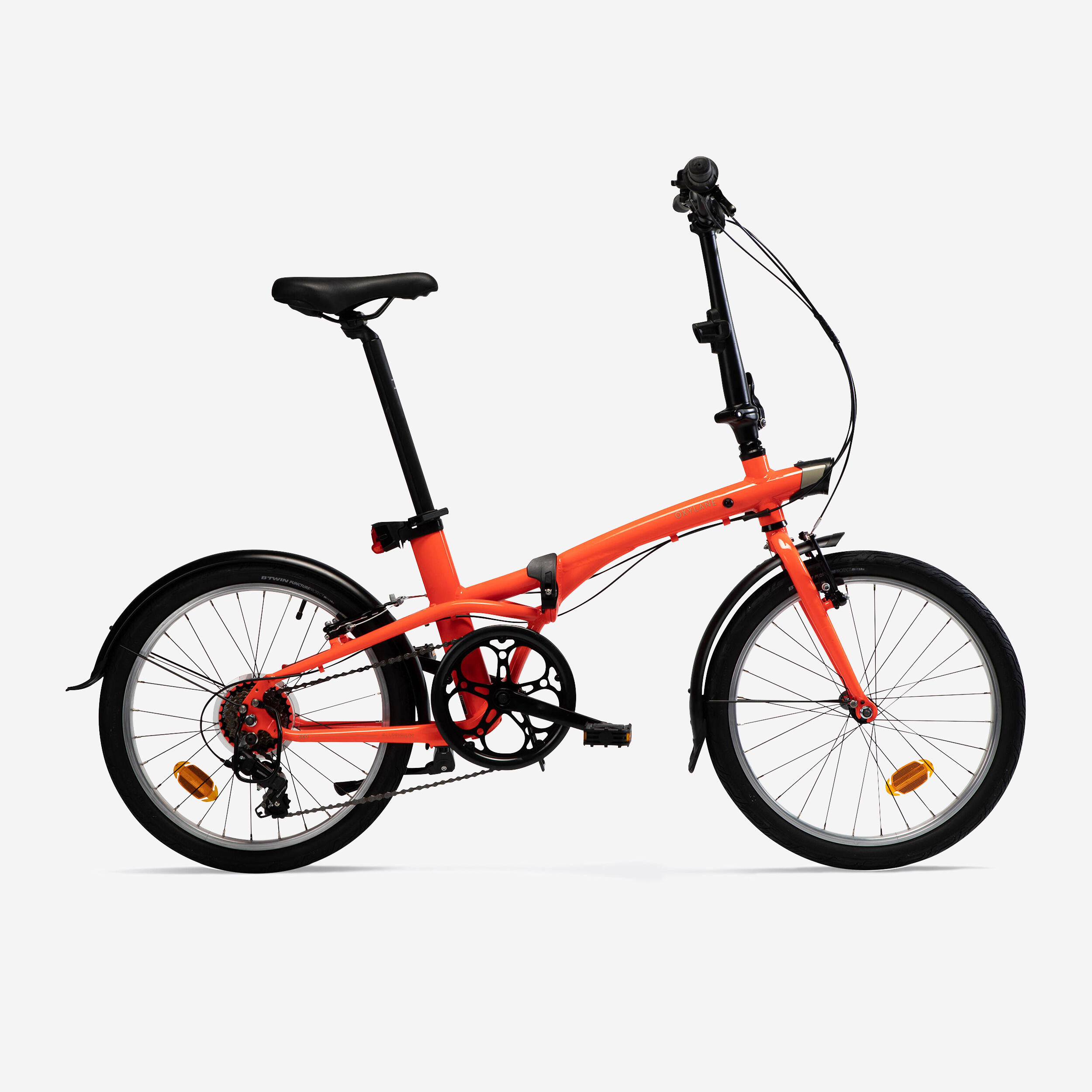 20 Inch FOLDING BIKE btwin 500 - ORANGE 1/22