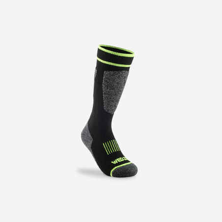 KIDS SKI SOCKS - 100 - BLACK