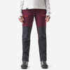 Women's Mountain Trekking Water-Repellent Trousers MT900 - maroon