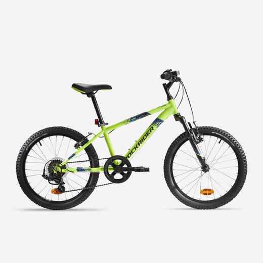 
      20 Inch Kids Mountain bike Rockrider ST 500 6-9 Years old - Neon Yellow
  