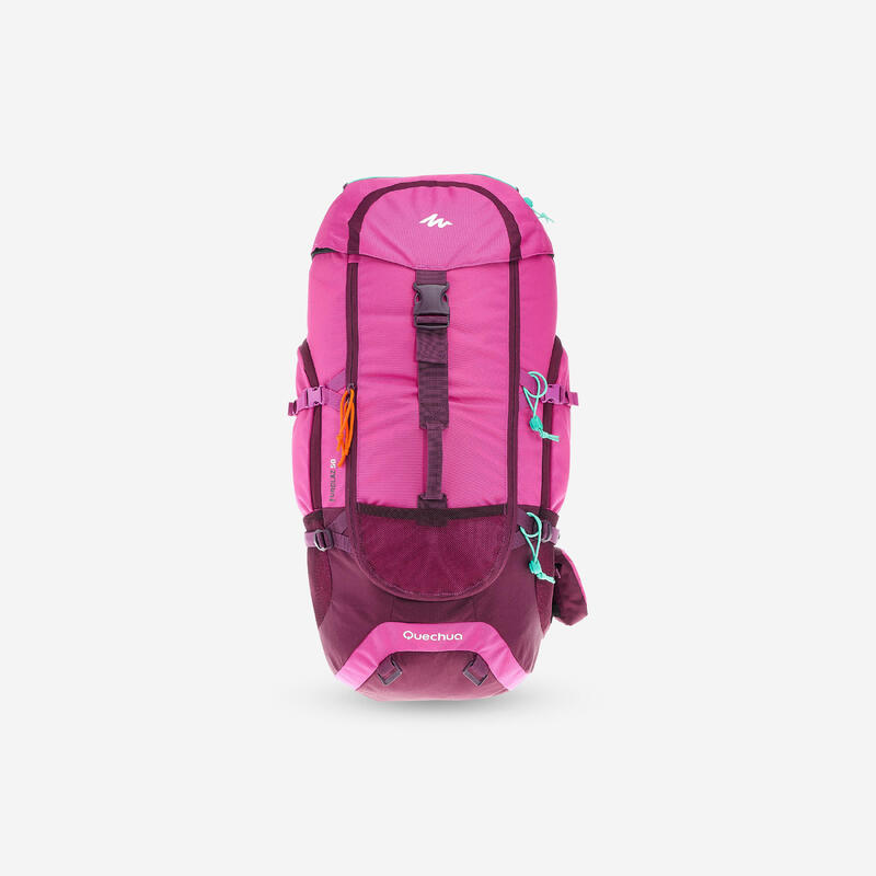Outdoor Trekking Sırt Çantası - 50 L - Gri - Forclaz 50