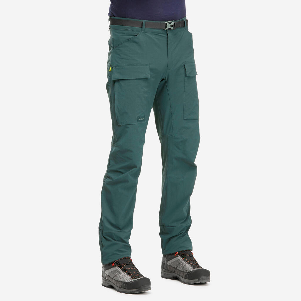 Pantalón de trekking antimosquitos verde para hombre Tropic 900 