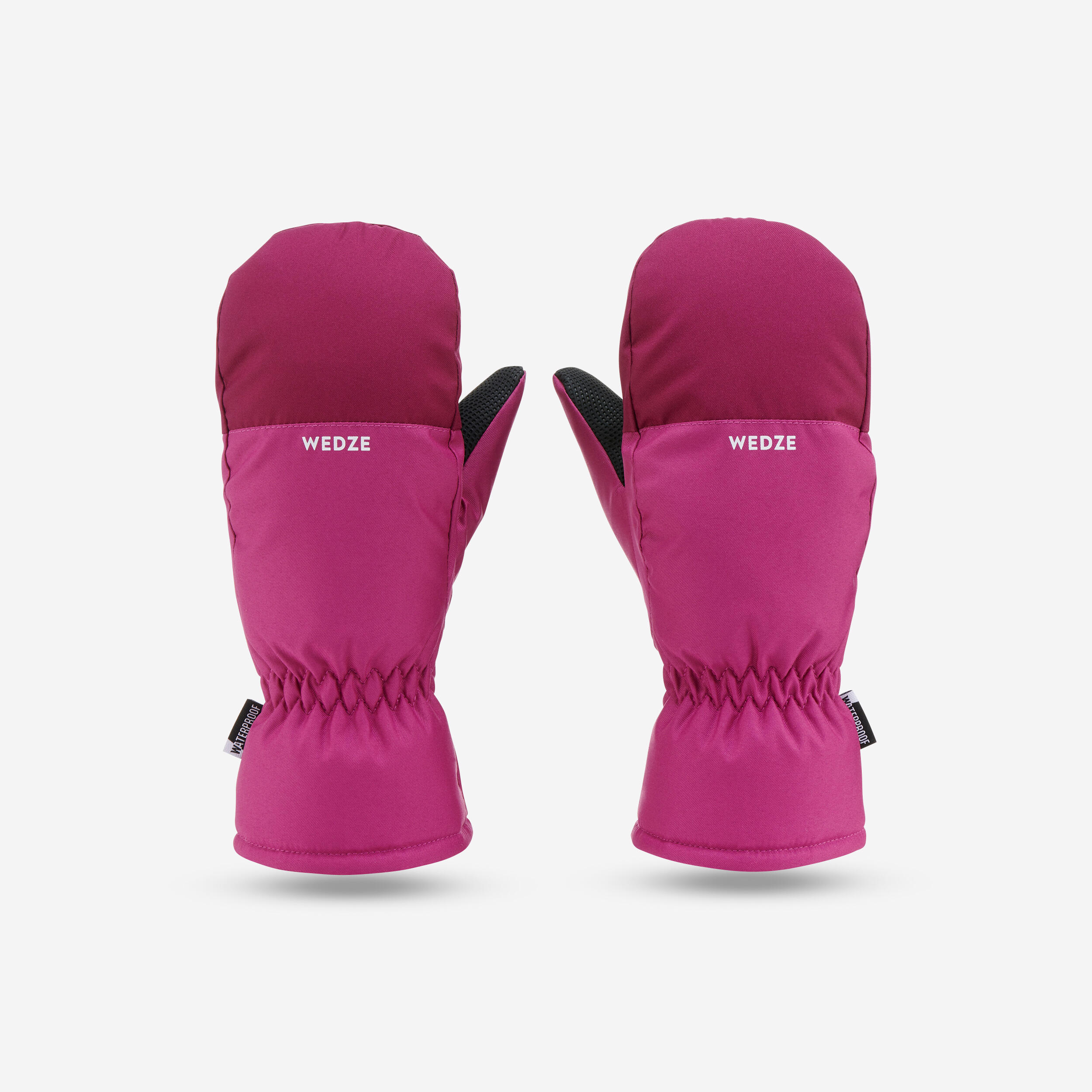WEDZE Skifäustlinge 100 Kinder warm wasserdicht violett 