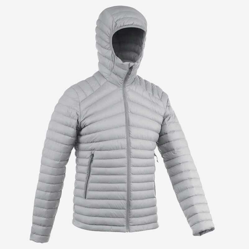 Doudoune en duvet de trek montagne avec capuche - MT100 -5°C - homme