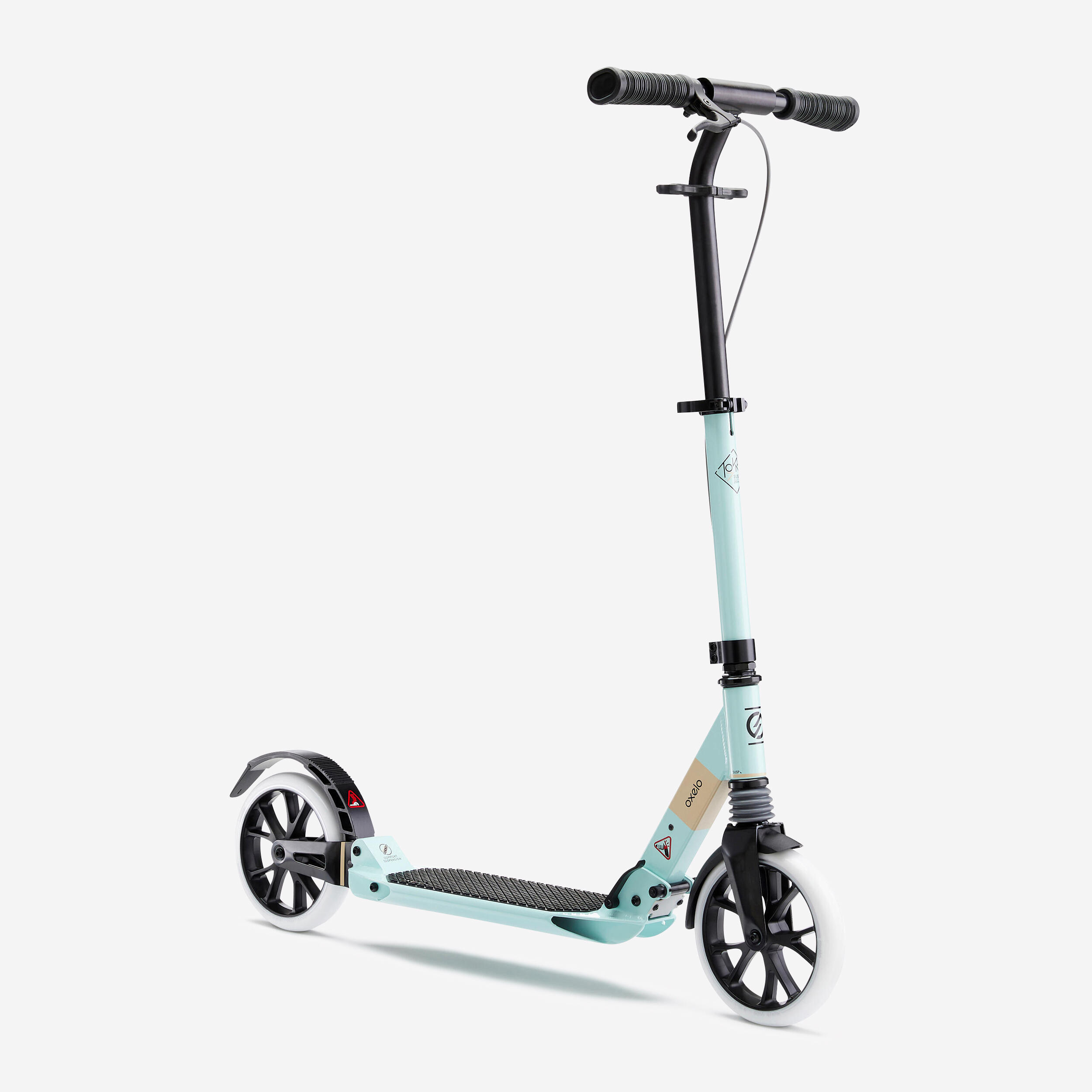 Folding Scooter - Town 7 XL Green - OXELO