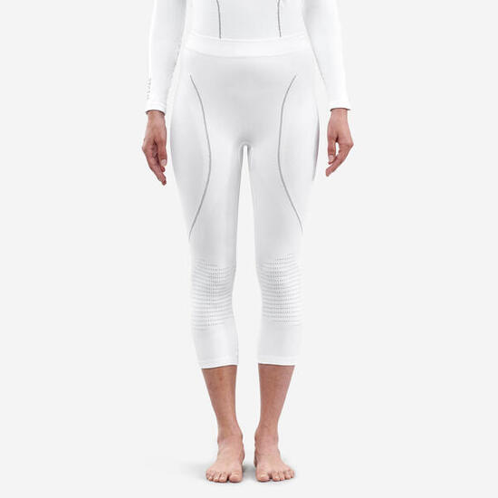 Skiunterwäsche Funktionshose Damen Seamless - BL 900 weiss