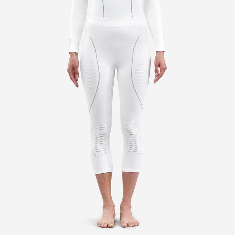 Sous-vêtement thermique de ski Femme, BL 900 seamless bas blanc