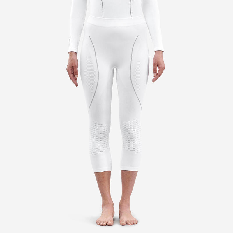 Calças Térmicas de Ski Mulher - BL 900 Seamless Branco