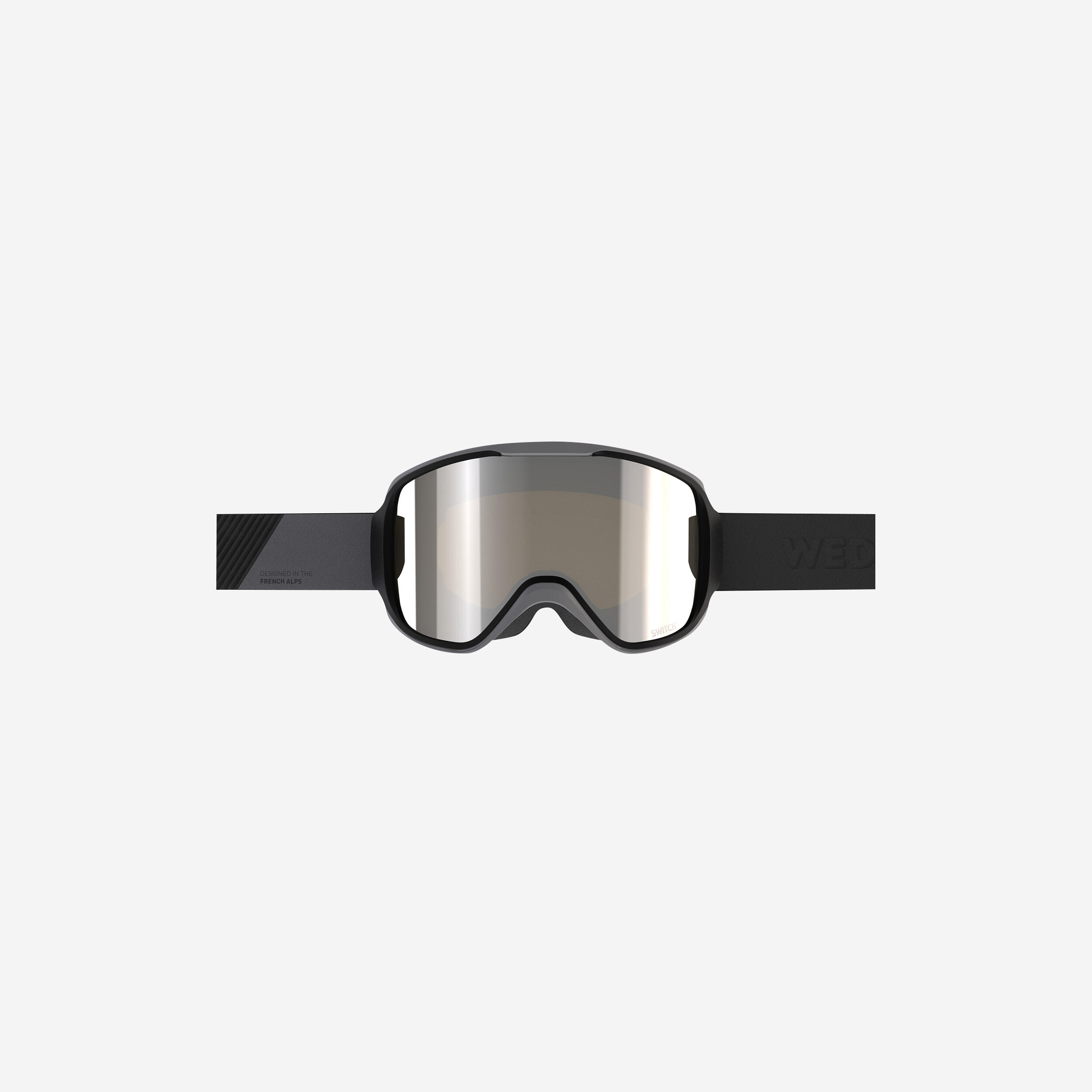 Wedze G 500 I Kids' & Adults' All-Weather Ski & Snowboard Goggles - Black