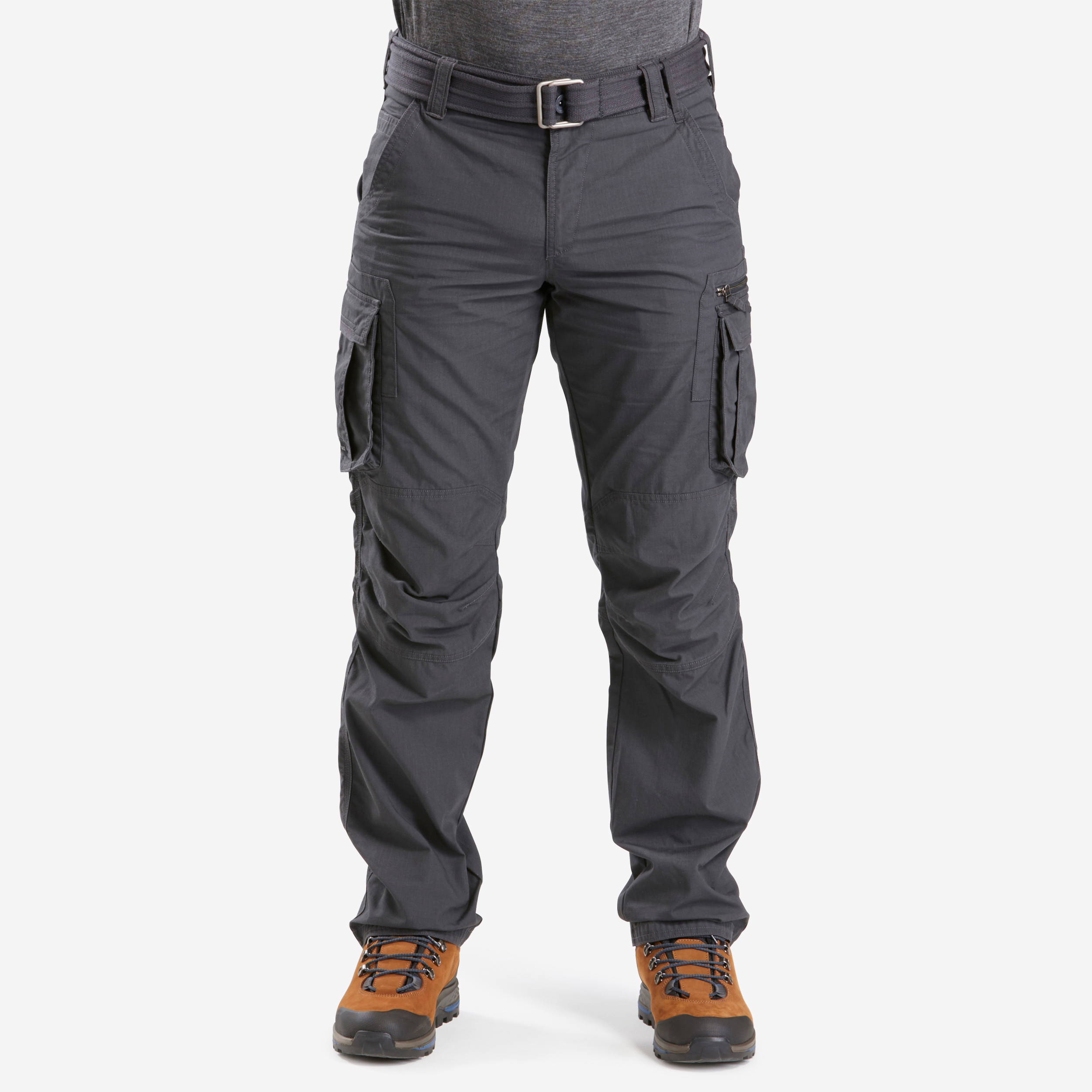 Pantalon cargo de trek voyage - travel 500 gris homme - Randonnée - Trek - FORCLAZ- Clubs - Entreprises - Collectivités - Associations
