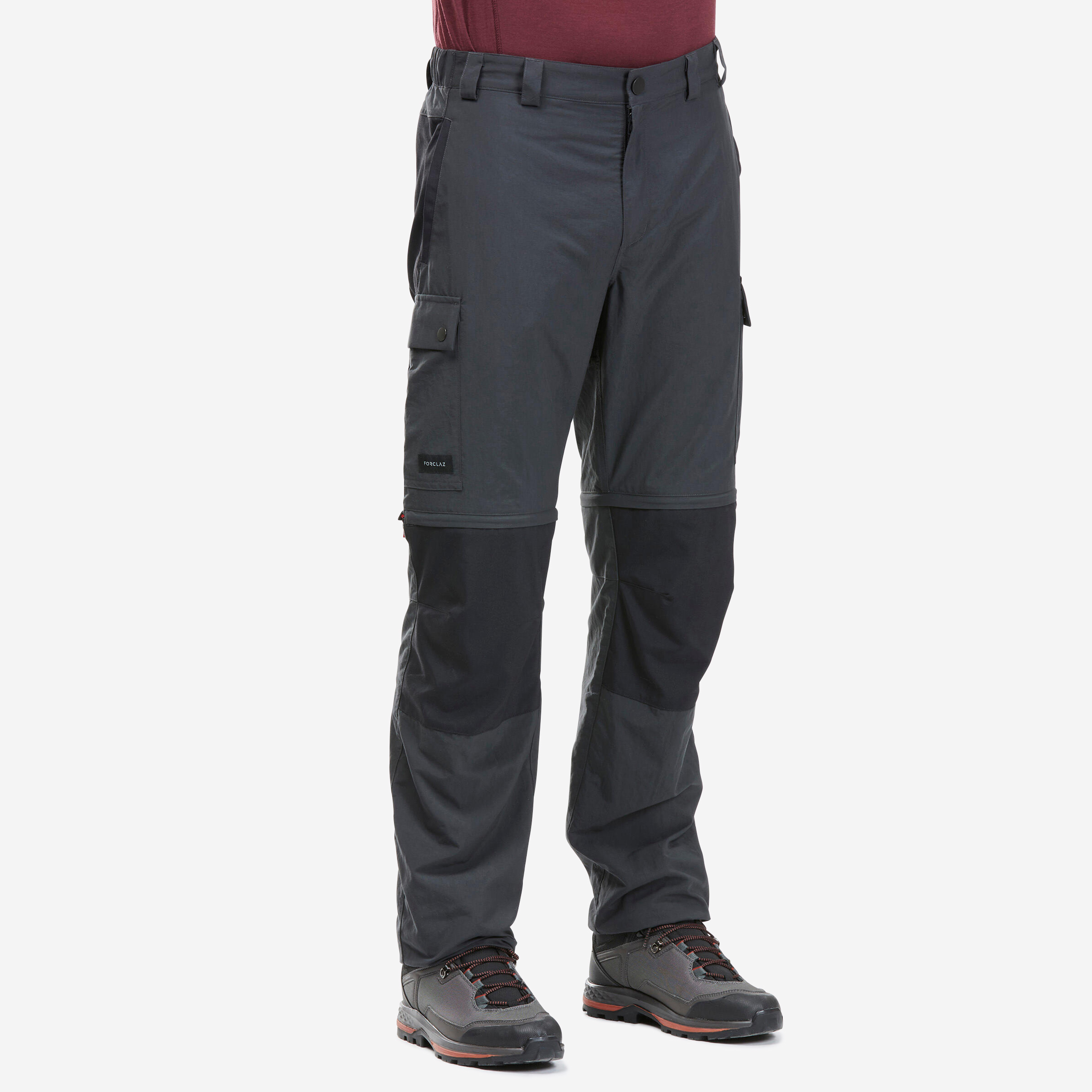Pantalon modulable 2 en 1 et résistant de trek montagne - mt100 homme - Randonnée - Trek - FORCLAZ- Clubs - Entreprises - Collectivités - Associations