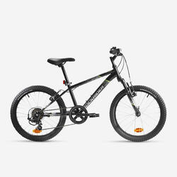 Bicicletă MTB Rockrider ST500 20" Negru Copii 6-9 ani